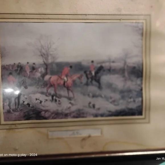 Hunting Pictures Set Of 3 Matching Pieces - Picture 3 of 9